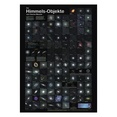 Lernposter Himmelobjekte von Messier